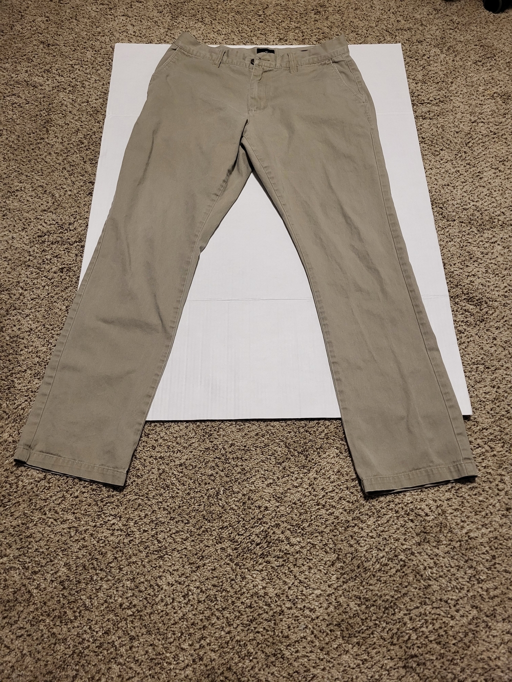 RVCA "Nature X Industry" Men's Khaki Chino Pants - Size 32